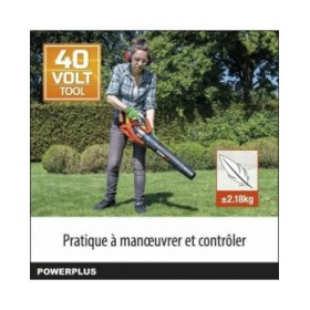 Soffiatore Powerplus PowDPG7526 40 V 200 Km/h