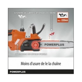 Motosega a batteria Powerplus 30 cm