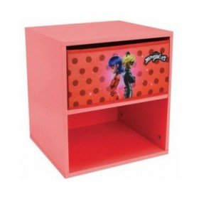 Comodino Fun House Miraculous Ladybug 36 x 33 x 30 cm