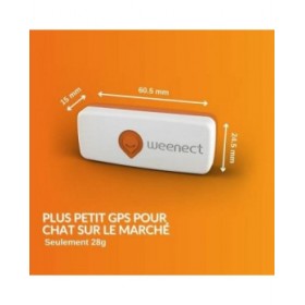 Localizzatore Anti-smarrimento Weenect Weenect XS GPS Gatto Bianco