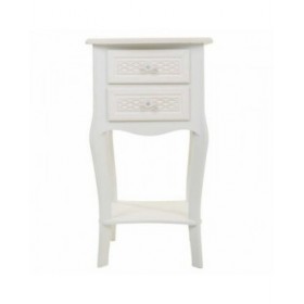 Comodino Alexandra House Living Bianco Crema 31 x 71 x 38 cm