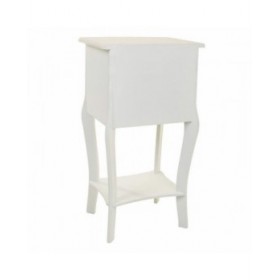 Comodino Alexandra House Living Bianco Crema 31 x 71 x 38 cm