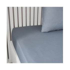 Lenzuolo con angoli TODAY Grigio 140 x 190 cm Denim