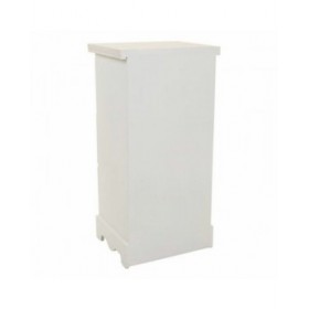 Comodino Alexandra House Living Bianco Crema 26 x 60 x 31 cm