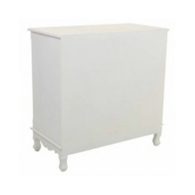 Cassettiera Alexandra House Living Bianco Crema Metallo Legno di pino Legno MDF 40 x 81 x 80 cm
