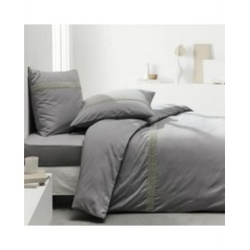 Lenzuolo con angoli aderenti TODAY Percale Grigio chiaro 140 x 200 cm Grigio