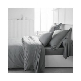 Lenzuolo con angoli aderenti TODAY Essential Grigio chiaro 160 x 200 cm