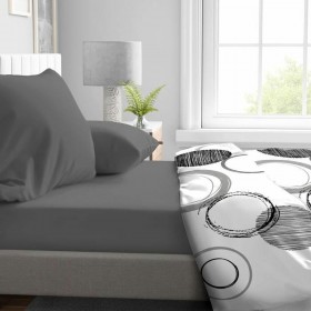 Lenzuolo con angoli aderenti HOME LINGE PASSION HP71774 Antracite