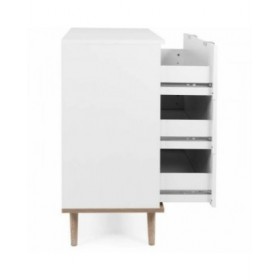 Cassettiera Scandinavian Bianco 79,8 x 40 x 86,5 cm