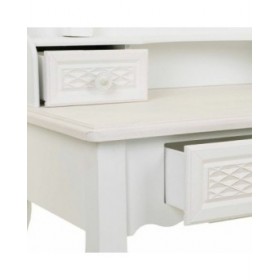 Toeletta Alexandra House Living Bianco Crema 40 x 140 x 75 cm