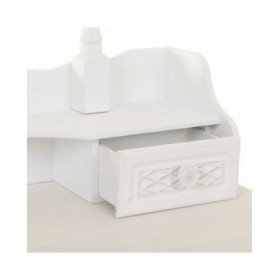 Toeletta Alexandra House Living Bianco Crema 40 x 140 x 75 cm