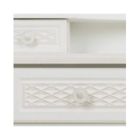 Toeletta Alexandra House Living Bianco Crema 40 x 140 x 75 cm