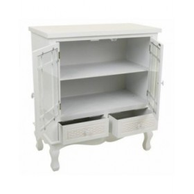 Credenza Alexandra House Living Bianco Crema Metallo Legno di pino 37 x 84 x 75 cm