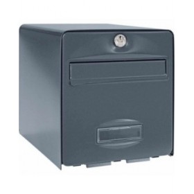 Cassetta della posta Burg-Wachter Balthazar Antracite acciaio galvanizzato 36,5 x 28 x 31 cm