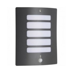 Applique da Parete Brilliant Todd Esterno Rilevatore di Movimento Antracite Metallo 60 W E27