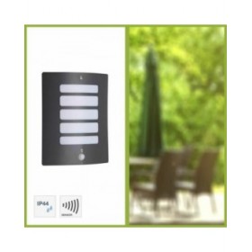 Applique da Parete Brilliant Todd Esterno Rilevatore di Movimento Antracite Metallo 60 W E27