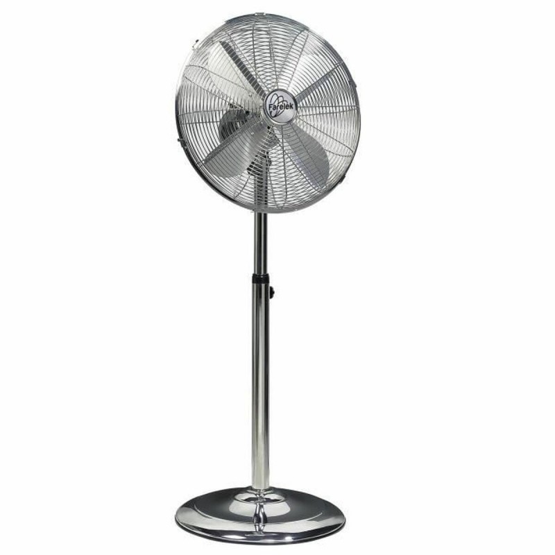 Ventilatore a Piantana FARELEK Argentato Ø 40 cm Bianco