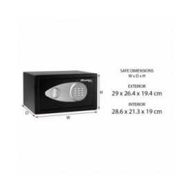 Cassaforte Master Lock X041ML Nero Nero/Grigio Acciaio 11,7 x 7,9 x 5 cm