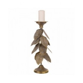 Candelabro Alexandra House Living Dorato Ferro 19 x 43 x 19 cm Fogli