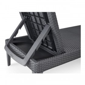 Lettino Allibert by KETER 8711245146294 Grigio 187 x 58 x 29 cm