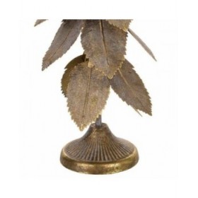 Candelabro Alexandra House Living Dorato Ferro 19 x 43 x 19 cm Fogli