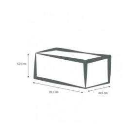 Vaso EDA Antracite Plastica 99 x 39 x 43 cm