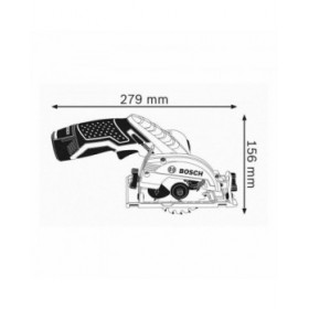 Sega circolare BOSCH GKS 10.8 V-LI 12 V 10,8 V (1 Unità)