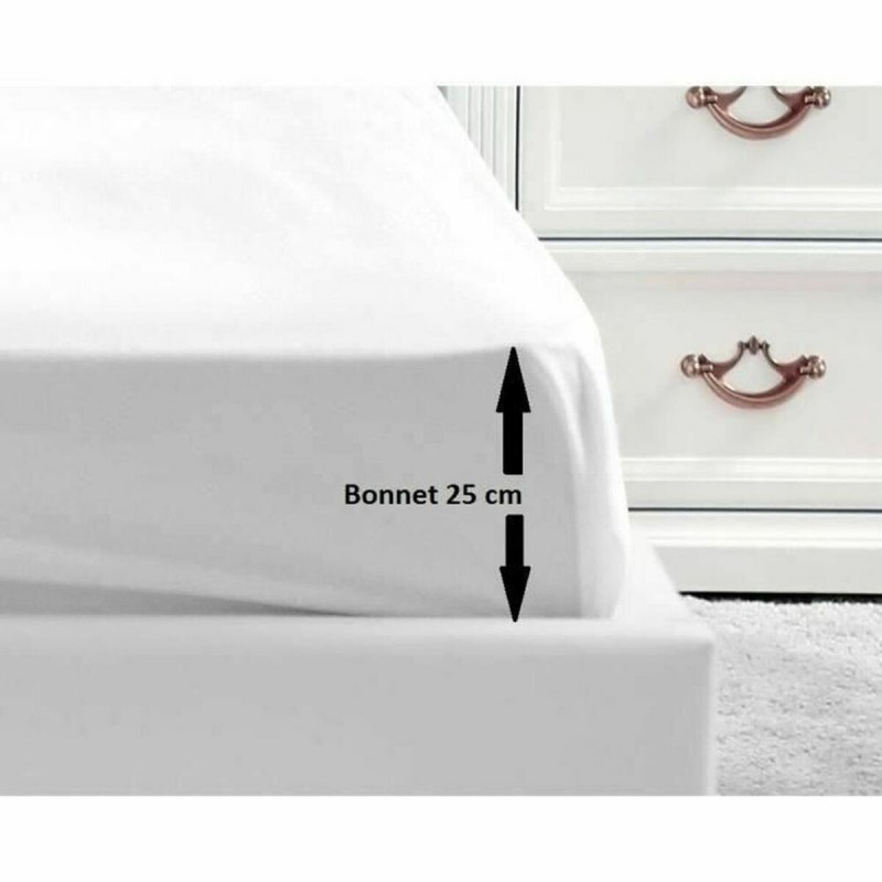 Lenzuolo con angoli aderenti Lovely Home Bianco 140 x 190 cm