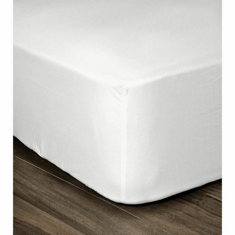Lenzuolo con angoli aderenti Lovely Home Bianco 160 x 200 cm (Letto matrimoniale)