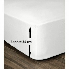 Lenzuolo con angoli Lovely Home 100 % cotone Bianco 160 x 200 cm