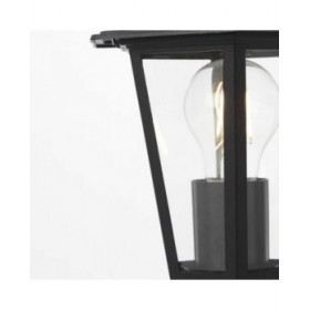Lampione da Giardino Brilliant Borne Nero