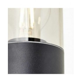 Applique da Parete Brilliant Sergioro Esterno Rilevatore di Movimento Nero 20 W