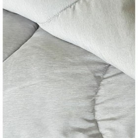 Piumino Letto Abeil   Letto matrimoniale Bianco Grigio 240 x 260 cm