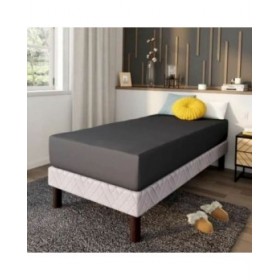 Lenzuolo con angoli DODO Antracite 90 x 190