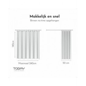 Tenda TODAY  Essential Bianco 140 x 240 cm