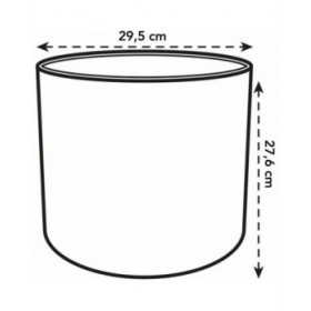 Vaso Elho Bianco Verde Plastica 30 x 30 x 28 cm