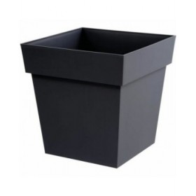 Vaso EDA Grigio polipropilene Plastica 39 cm 39 x 39 x 39 cm