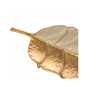 Centrotavola Alexandra House Living Dorato Ferro 92 x 6 x 26 cm Fogli 2 Pezzi
