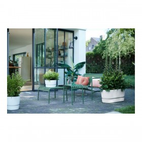 Vaso Elho Terrase 80 Wheels 35 x 78 x 34 cm Bianco