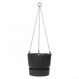 Vaso Elho Outdoor Ø 23,9 x 20,3 cm Nero Plastica