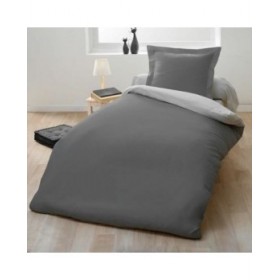 Copripiumino Lovely Home Grigio Bicolore 140 x 200 cm