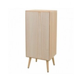 Cassettiera Alexandra House Living Naturale Legno MDF