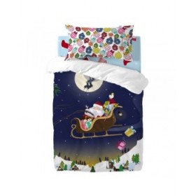 Set di copripiumino HappyFriday XMAS Multicolore Culla Neonato 2 Pezzi