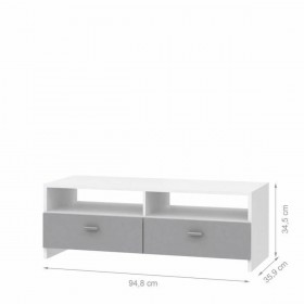 Mobile TV FINBNT12T16 95 x 34,6 x 35,8 cm Legno