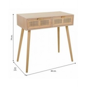 Ingresso con Cassetti Alexandra House Living Naturale 42 x 79 x 80 cm