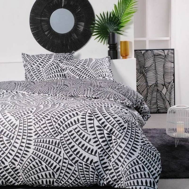 Set di copripiumino TODAY Bianco Nero 260 x 240 cm