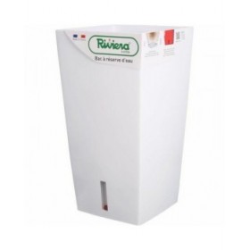 Vaso Riviera Bianco 28 x 28 x 52 cm