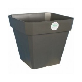 Vaso Riviera Grigio Quadrato 40 x 40 cm