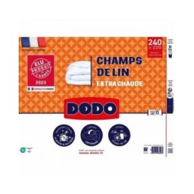 Piumino Letto DODO Champs de Lin Bianco 450 g/m² 220 x 240 cm (Letto matrimoniale)