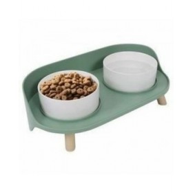 Ciotola per cani MPETS Altitude 50 ml Acciaio inossidabile Doppia